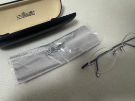 Silhouette Brille randlos mit Etui gebrauchter Zustand