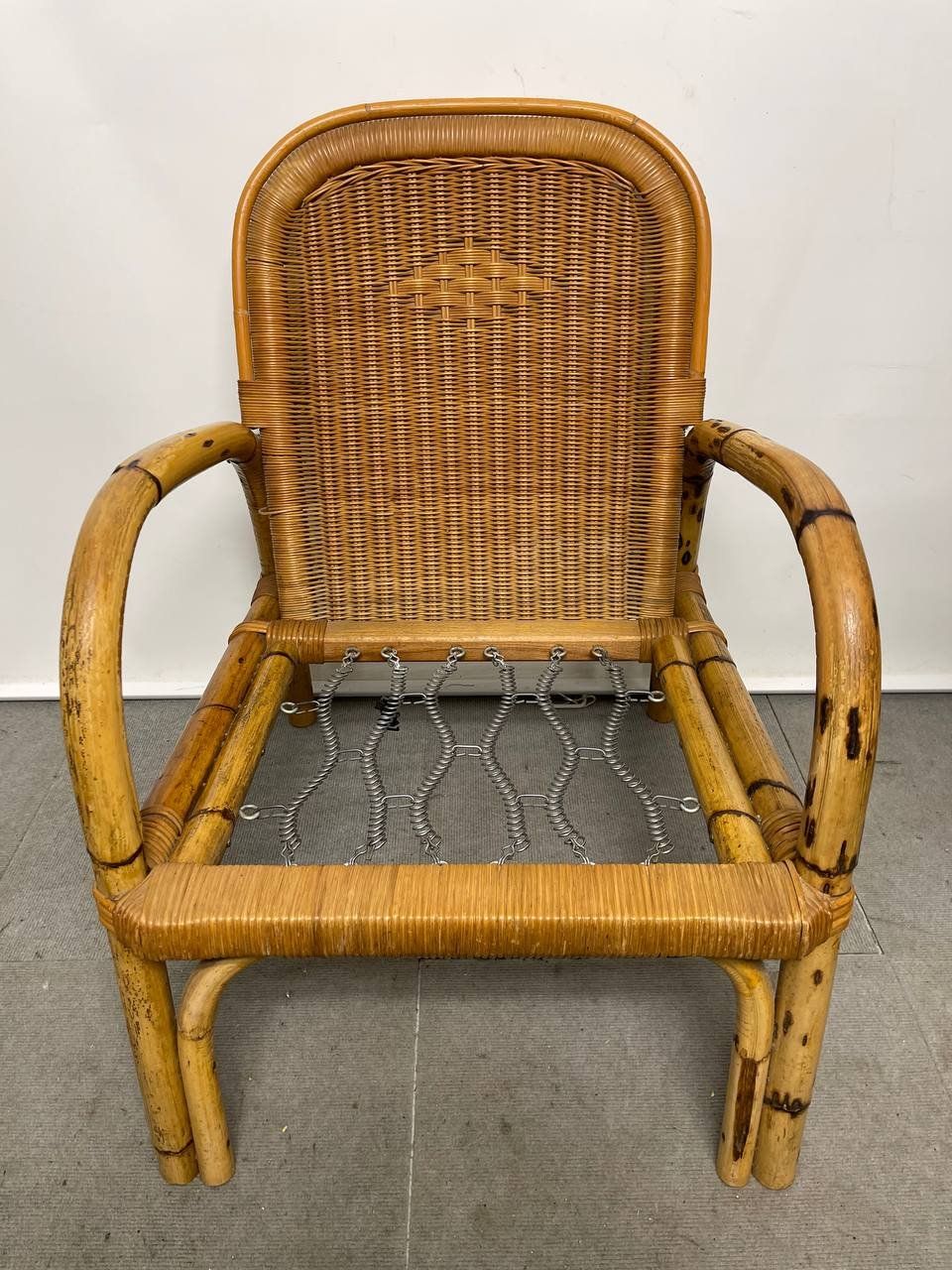 Vintage Rattansessel, Bambus Sessel aus 1950er KL 1102 (Gebraucht) in  Niedernz fr CHF 99  nur Abholung auf Ricardo kaufen