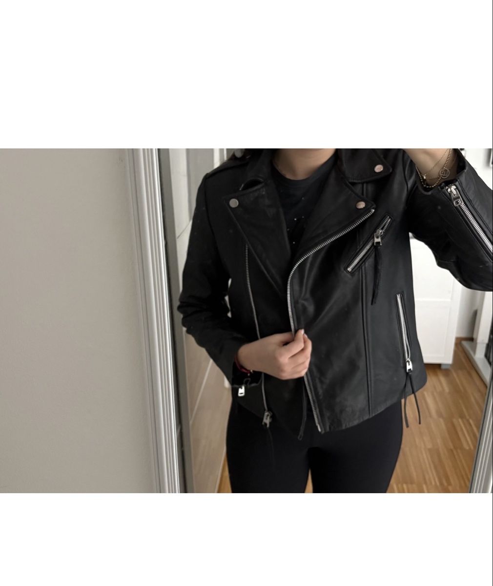 Mango Jacken: LEDERJACKE - SCHWARZ - MANGO – Neu (gemäss Beschreibung) aus Zürich von nina.ninat 3