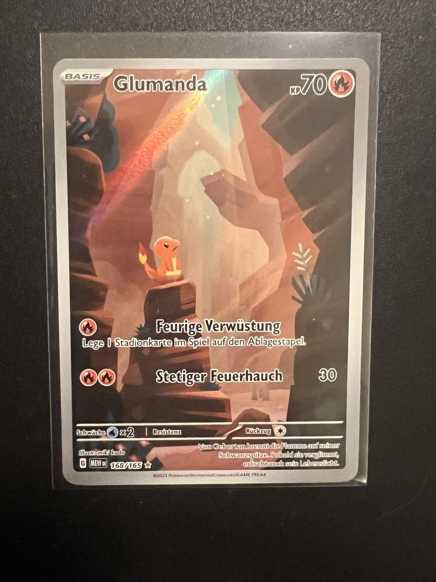 Pokémon Sammelbilder & Trading cards: Glumanda 151 - DE - 168/165 – Gebraucht aus Stallikon von clemzou