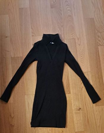 Schwarzes Kleid Divided H&M XXS