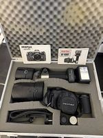 Pentax Kamera mit Zubehör 