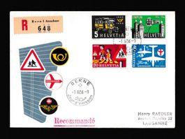 1x FDC Brief - CH - 1956 - sehr schön