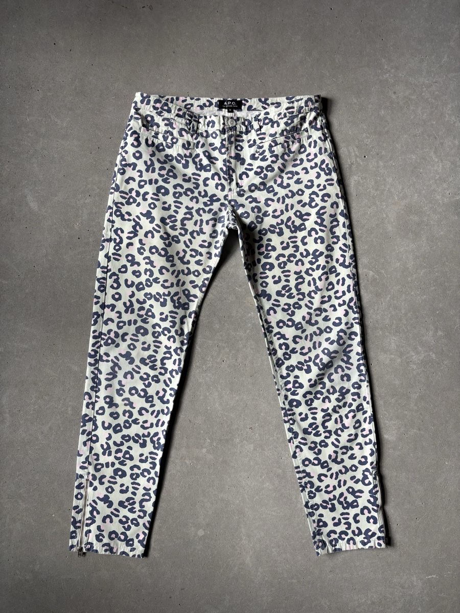 Apc Hosen: A.P.C. APC Leo Print Hose Mint Rosa Gr. 28 – Gebraucht aus Ottoberg von toomanydresses 1