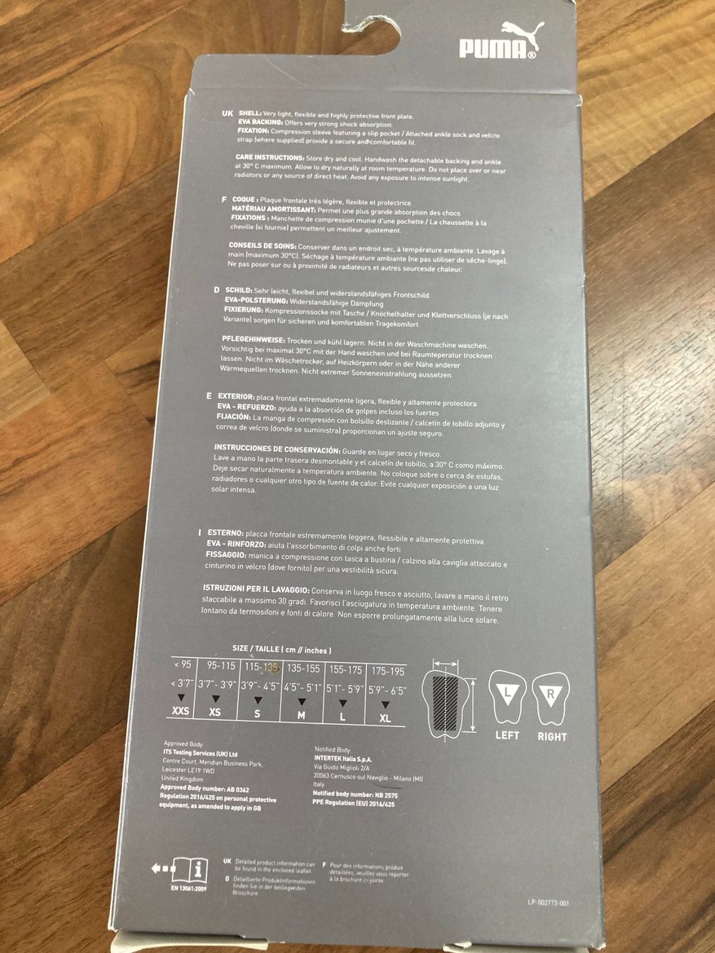 Puma Protezioni & Imbottiture: Schienbeinschoner Puma L Ultra Flex Ankle – Nuovo e nell'imballaggio originale da Schötz venduto da Jekyll666 4