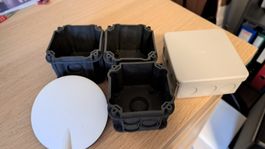 5er Set Elektromaterial Dosen & Rosette