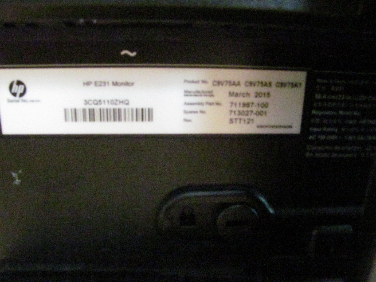 Hewlett Packard Monitor: Bildschirm HP – Usato da Uznach venduto da Bimbolino 3