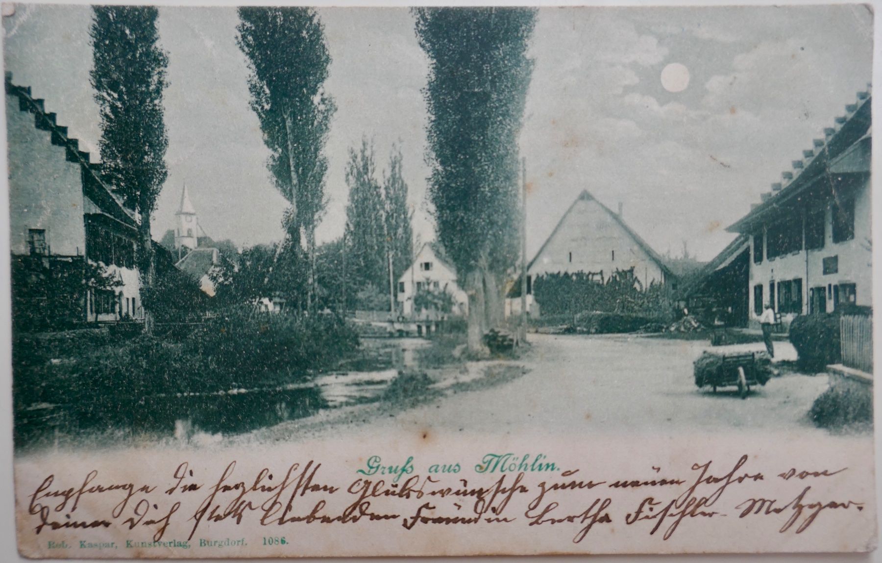 Cartoline postali: Postkarte 1901 Gruss aus Möhlin – Usato da Möhlin venduto da PHILABARTIS