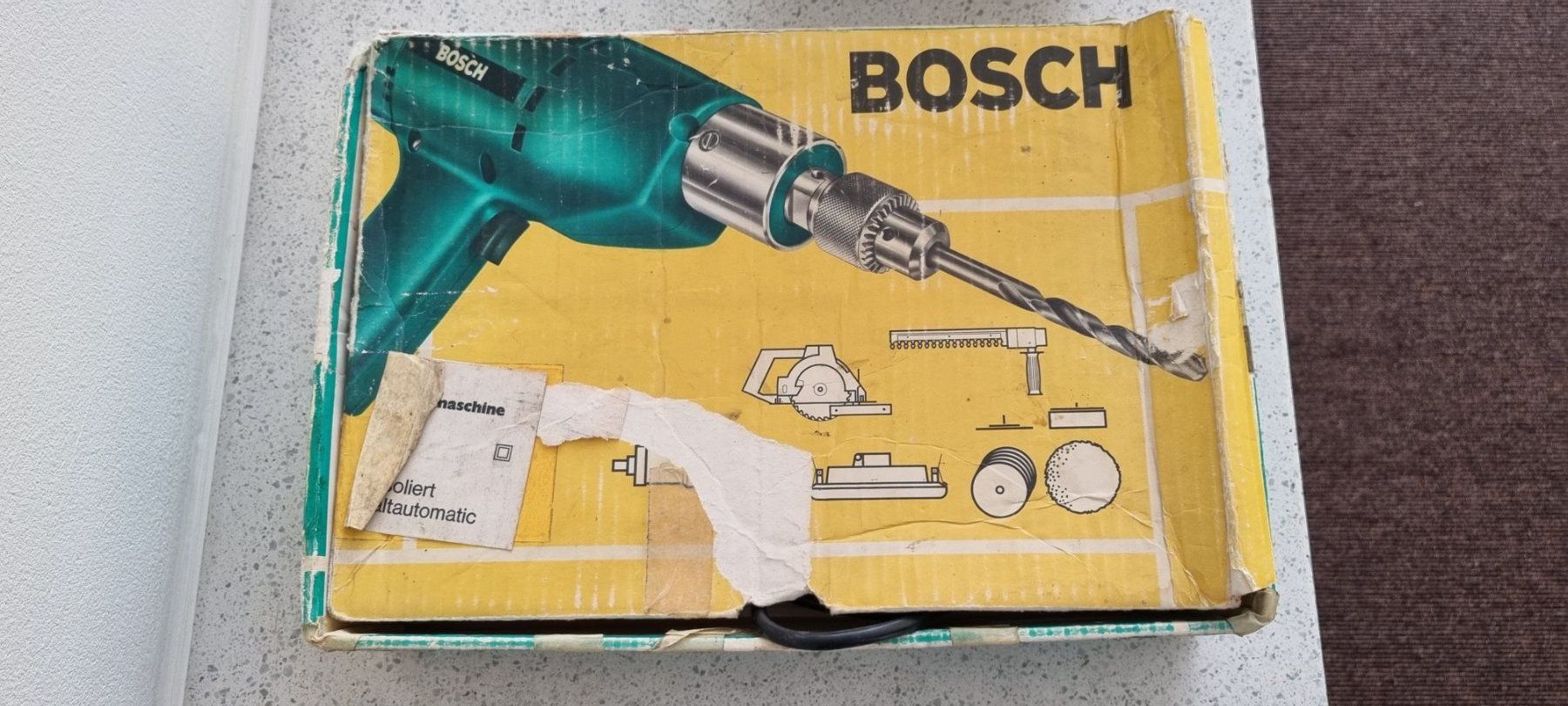 Bosch Trapani: Vintage Schlagbohrmaschine Bosch E21 SB – Usato da Derendingen venduto da Rider3