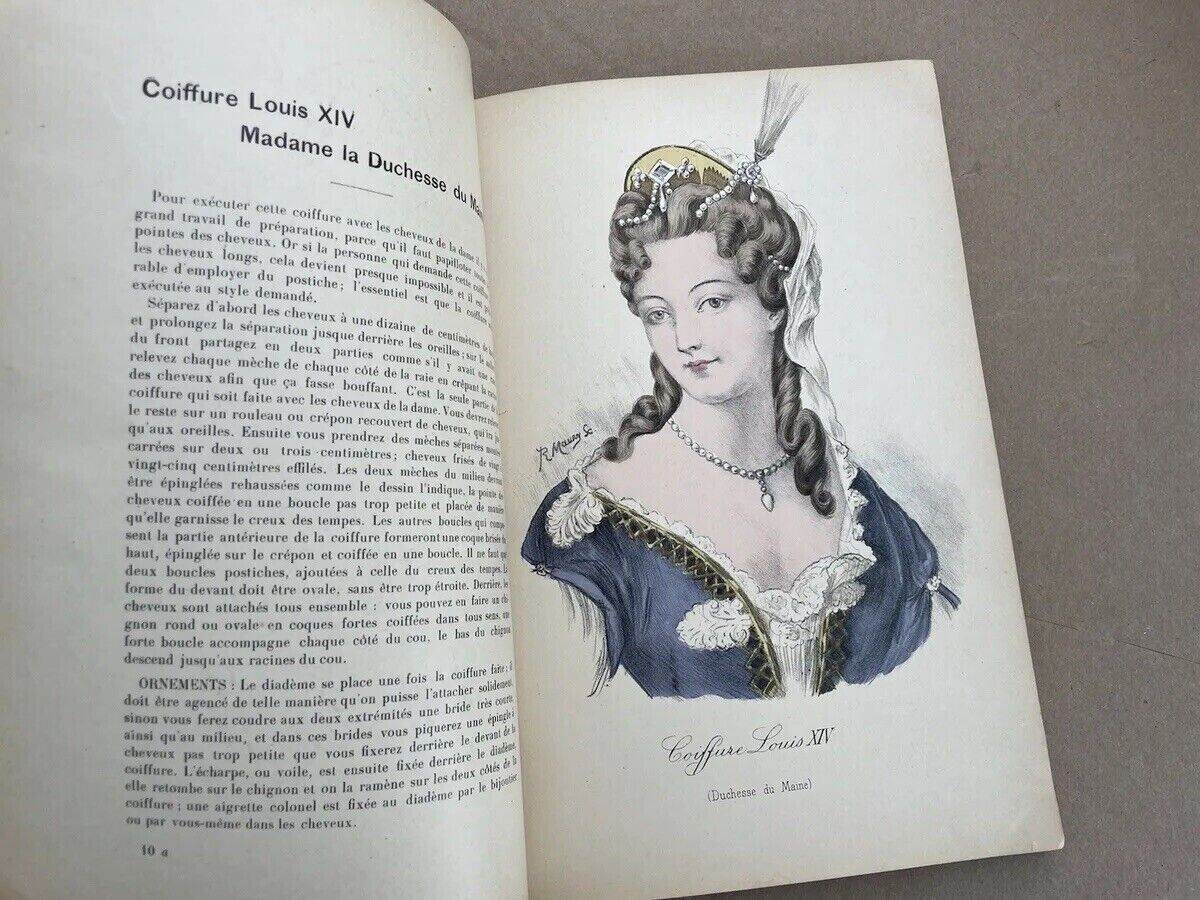Bücher: Nissy E. Coiffures historiques avec Descriptions. Paris o. J – Gebraucht aus Morges von SevArt 7