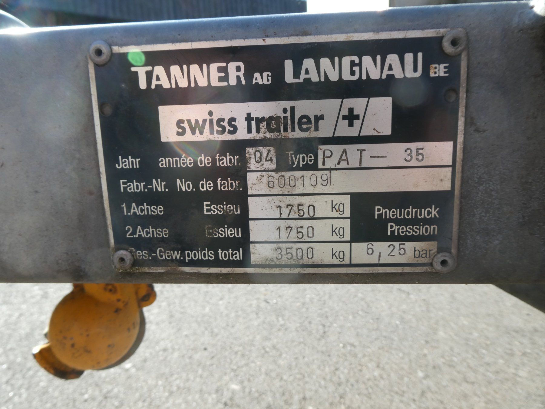 Tanner Remorques: Sachentransportanhänger – D'occasion à Wolfwil par GSTAG 4
