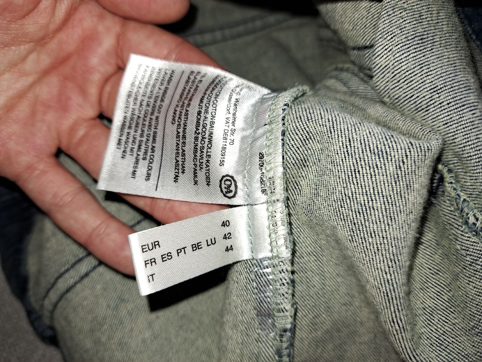 C&A Giacche: CANDA Jeansjacke Gr. 40 mit Stickerei – Nuovo (secondo la descrizione) da Triesenberg venduto da Anastasia26 3