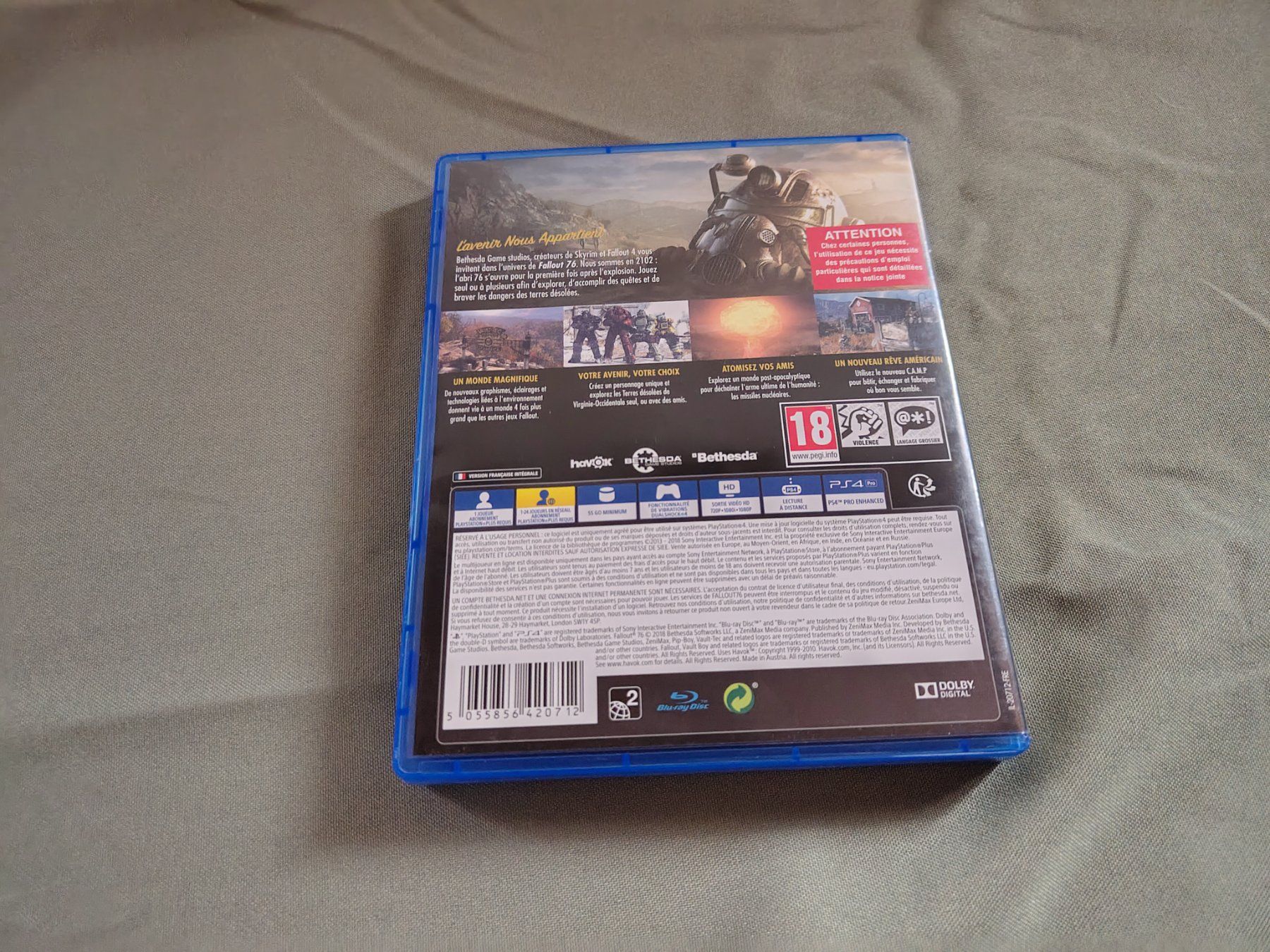 Sony Spiele: Jeu PS4 Fallout 76 – Gebraucht aus Saxon von dan_drn5 3