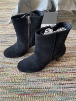 Schwarze Wildleder-Stiefel, neu, 41, Allsaints