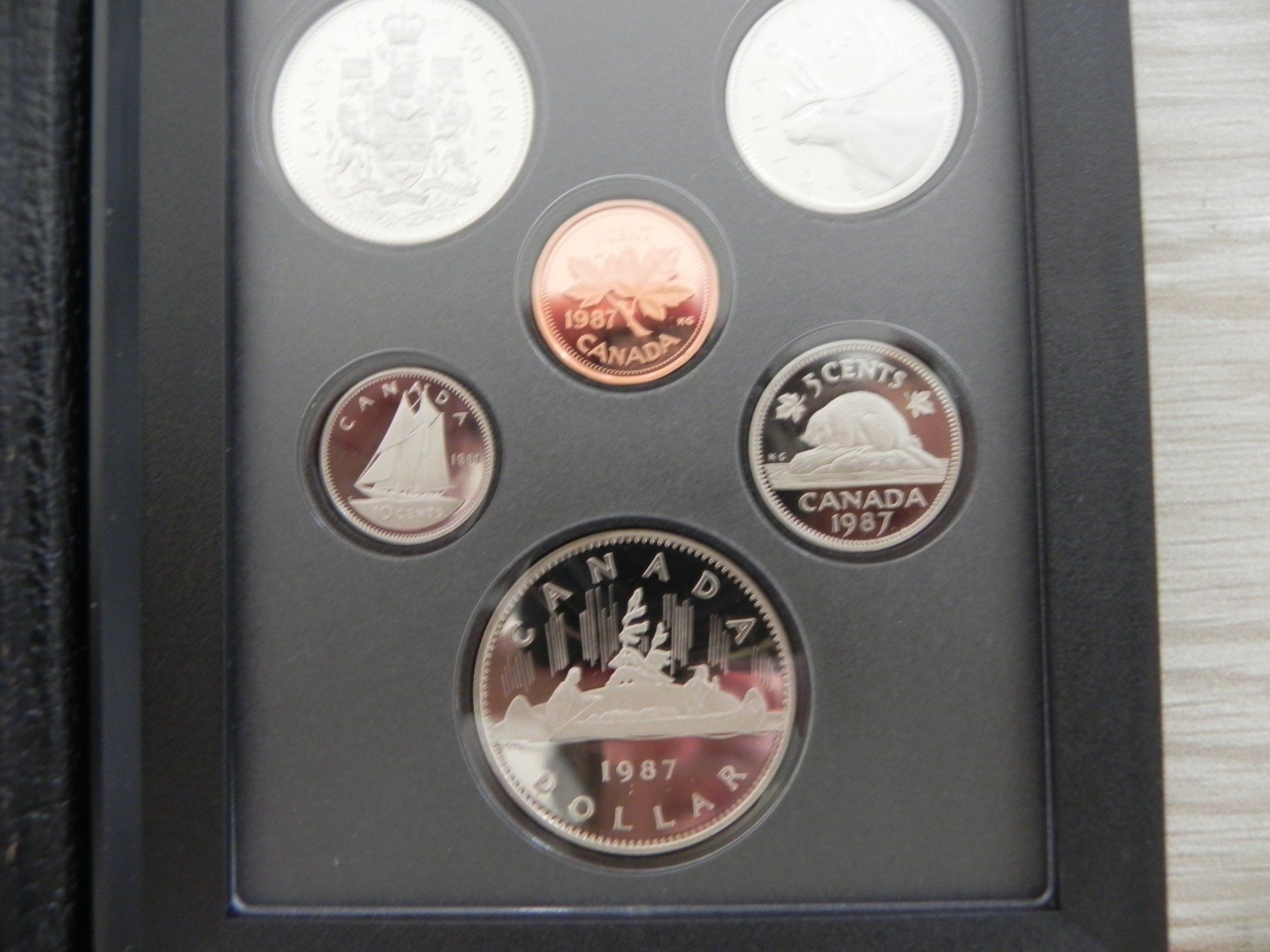 Toutes les monnaies: Original Münzenset - Mintset- Canada 1987 Proof - PP – Neuf avec emballage d'origine à Biel/Bienne par Gogolozi 4