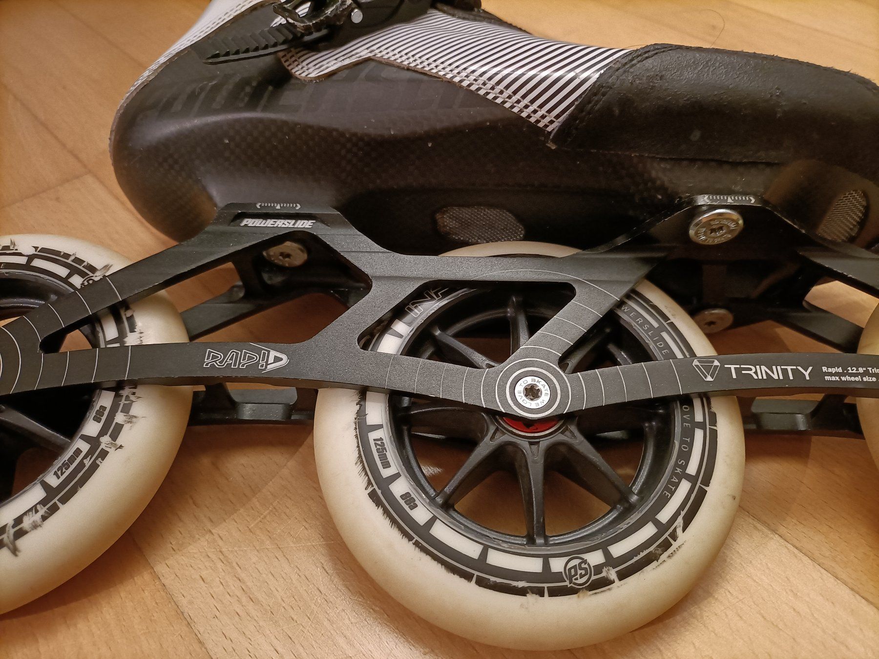 Pattini in linea & Pattini a rotelle: Powerslide PULS Inline Skates, Top Zustand, Grösse 43 – Usato da Rudolfstetten venduto da Ivost 3