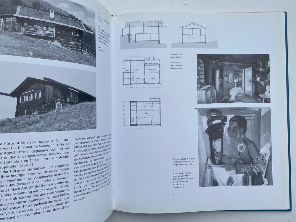 DIE ARCHITEKTUR DER DAVOSER ALPHÜTTEN -Arthur Rüegg/Kirchner (Gebraucht ...