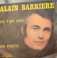 Vinyl-EP-Single Alain Barriere - Tu T'en Vas