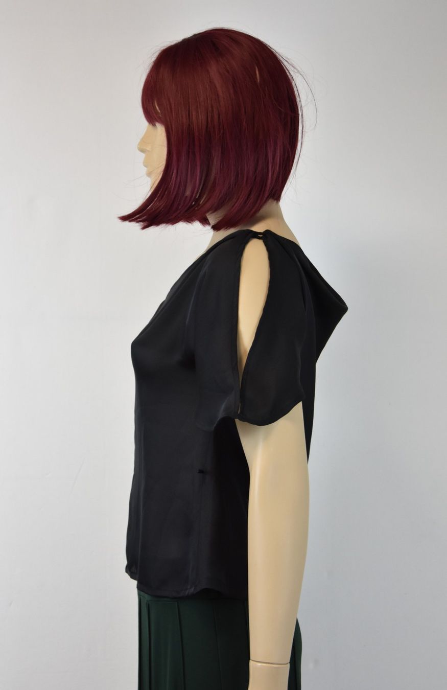 Mexx Camicette: Mexx Damen Bluse /schwarz/Gr.42/Neu – Nuovo e nell'imballaggio originale da Wohlenschwil venduto da ABC-Vintage 1