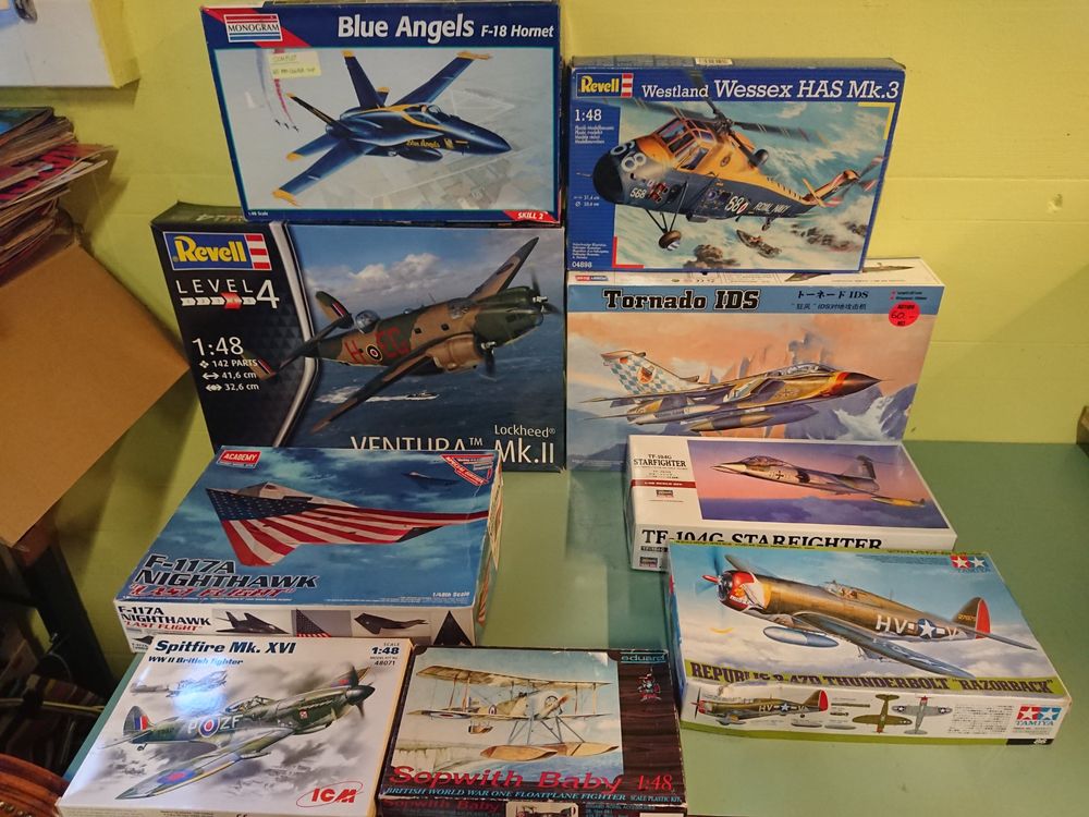 Lot Maquettes avion 1:48 REVELL Monogram Tamiya Lockheed | Kaufen auf ...