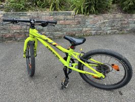 Kindervelo Saracen gelb 20 Zoll gebraucht