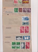 18 Verschiedene 40 Rp. Frankaturen an gl. Adresse nach BRD