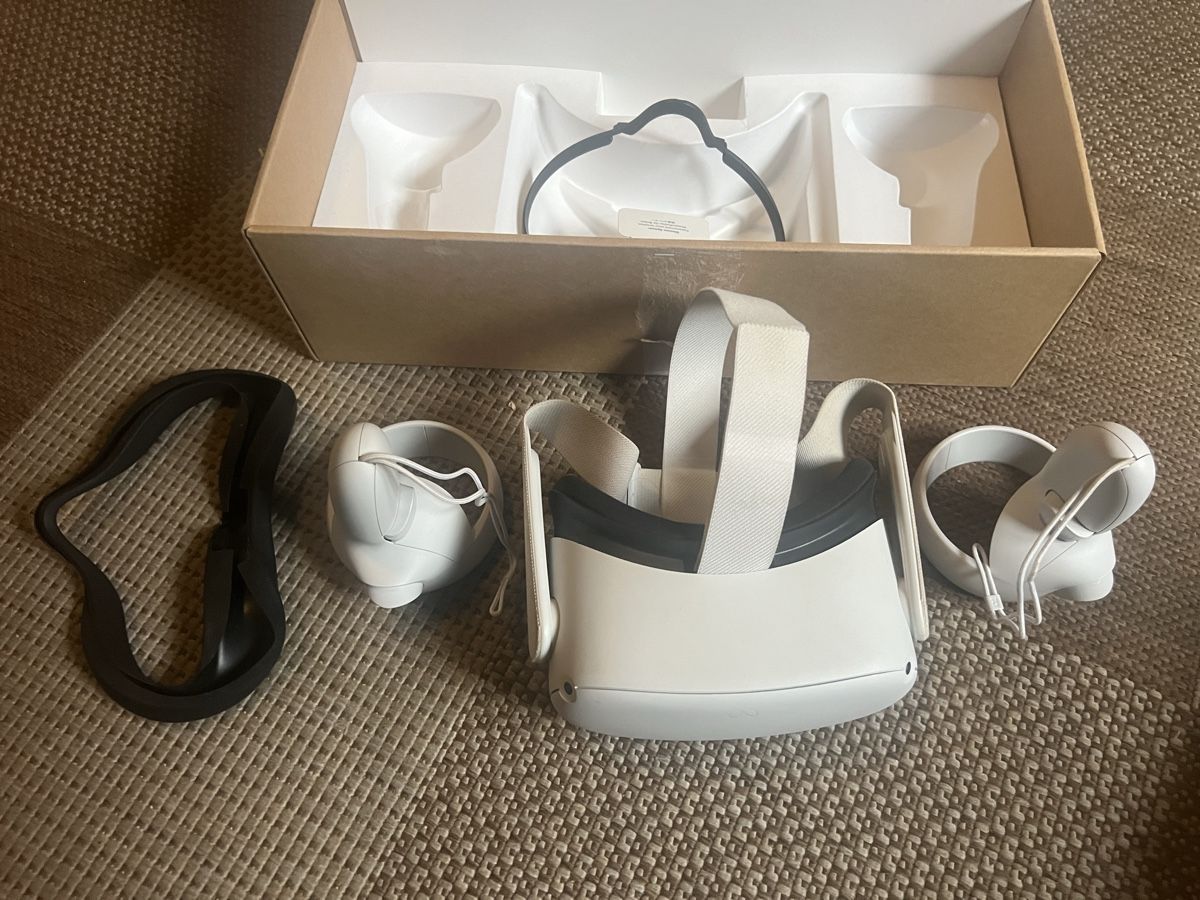 Meta Casco VR: Meta Quest 2 VR Headset (128G) - Immersive Gaming Experience – Usato da Genève venduto da Kkk137 3
