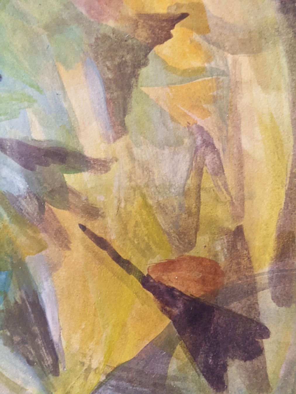Dipinti: M. UTINGER : Aquarelle abstraite – Usato da Petit-Lancy venduto da kine 2