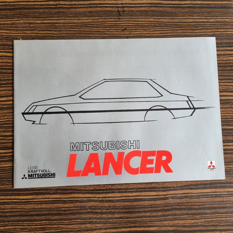 Mitsubishi Lancer 1979 Prospekt Vintage Orginal Car Auto | Kaufen auf ...