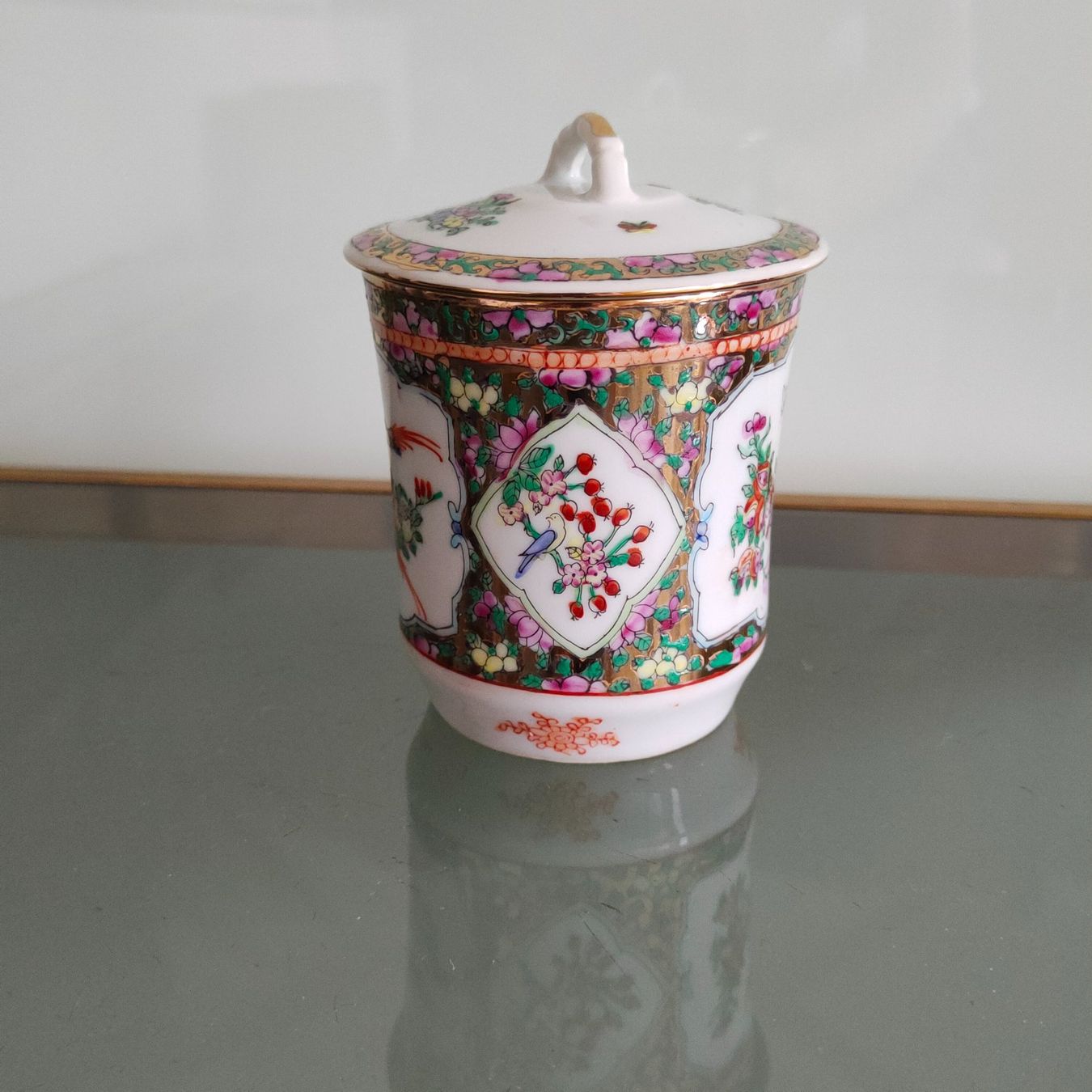 Tazze: Chinesische Porzellantasse mit Deckel – Usato da Birr venduto da sen_8djr 3