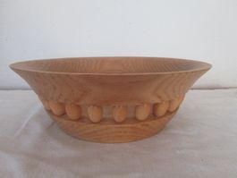 Holzschale, dekorativ, Vintage, gebraucht, Top Zustand