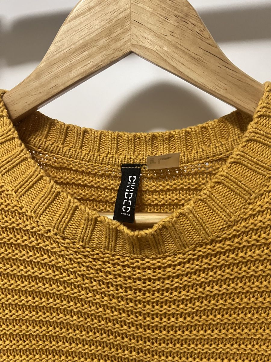 Maglioni & Felpe: H&M Divided Pullover gelb in grober Strickoptik Grösse S – Usato da Lachen SZ venduto da cotico91 2