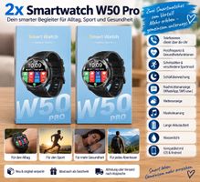 2x Smart Watch W50 Pro – Outdoor Sports – Fitness – Neu