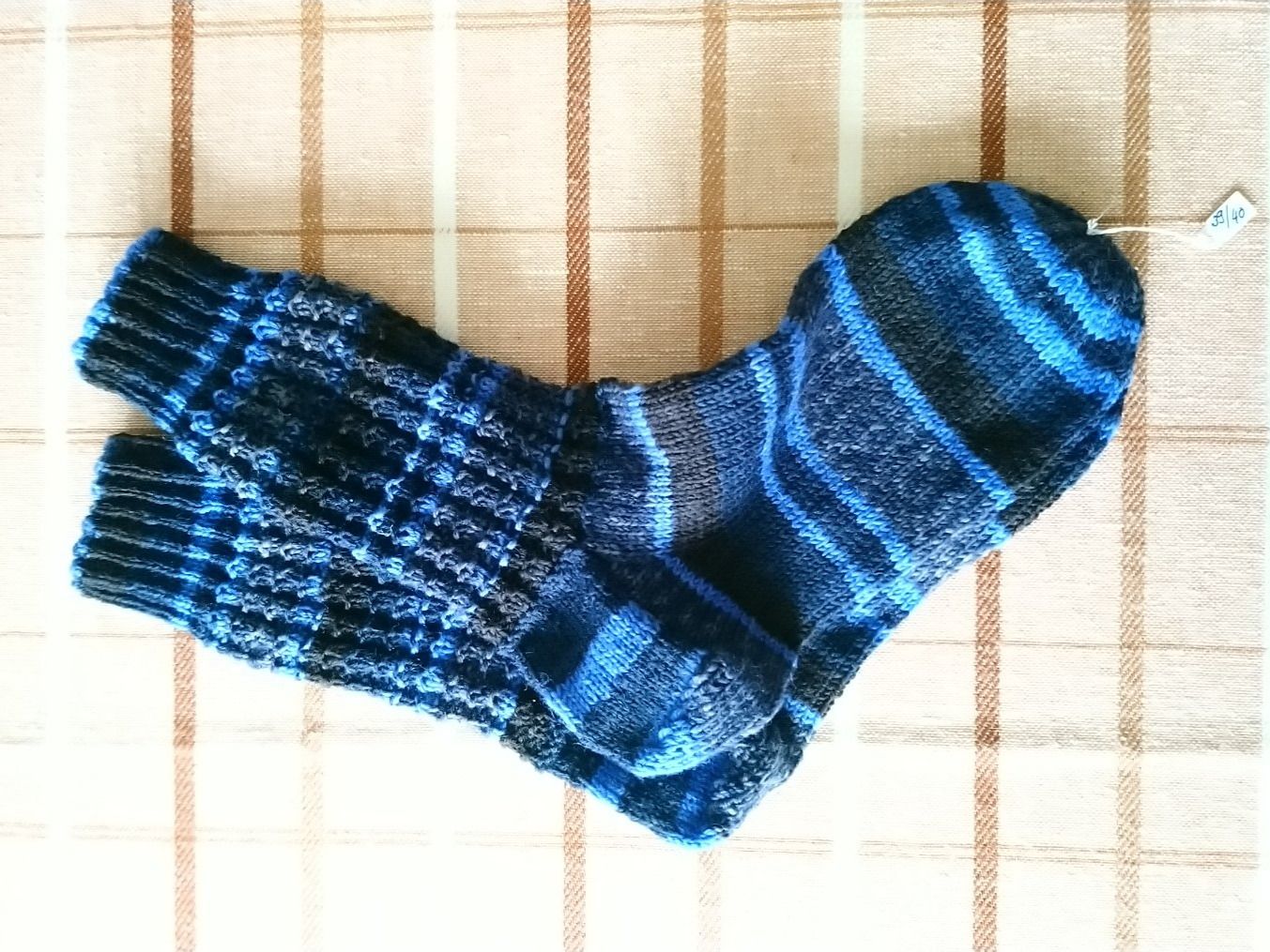 Calze: Socken gestrickt, Grösse 39/40 – Nuovo (secondo la descrizione) da Jonen venduto da h-blxgirl79