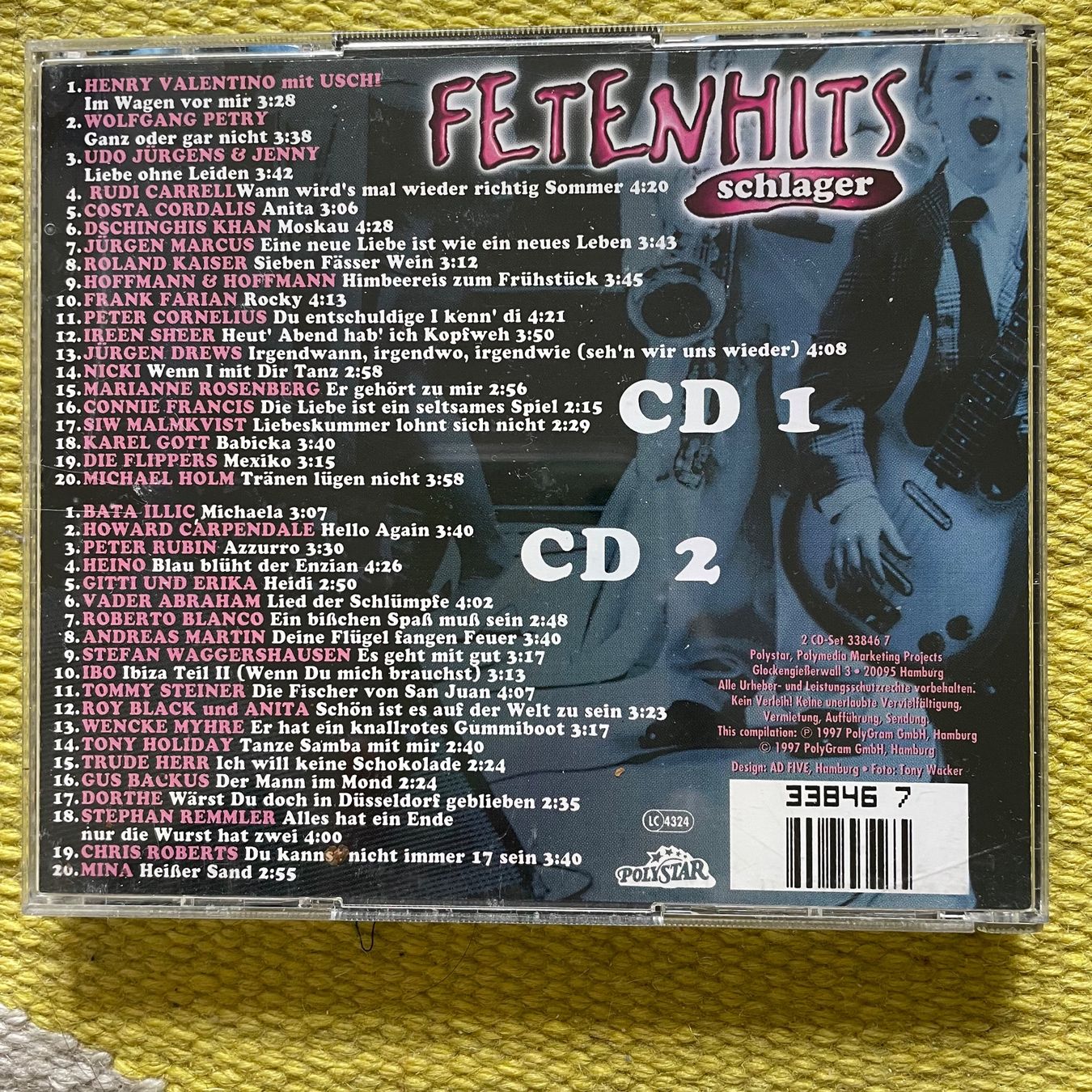 CD: FETENHITS-2CD 40SCHLAGER – Usato da Rorschacherberg venduto da CD-Roli 1