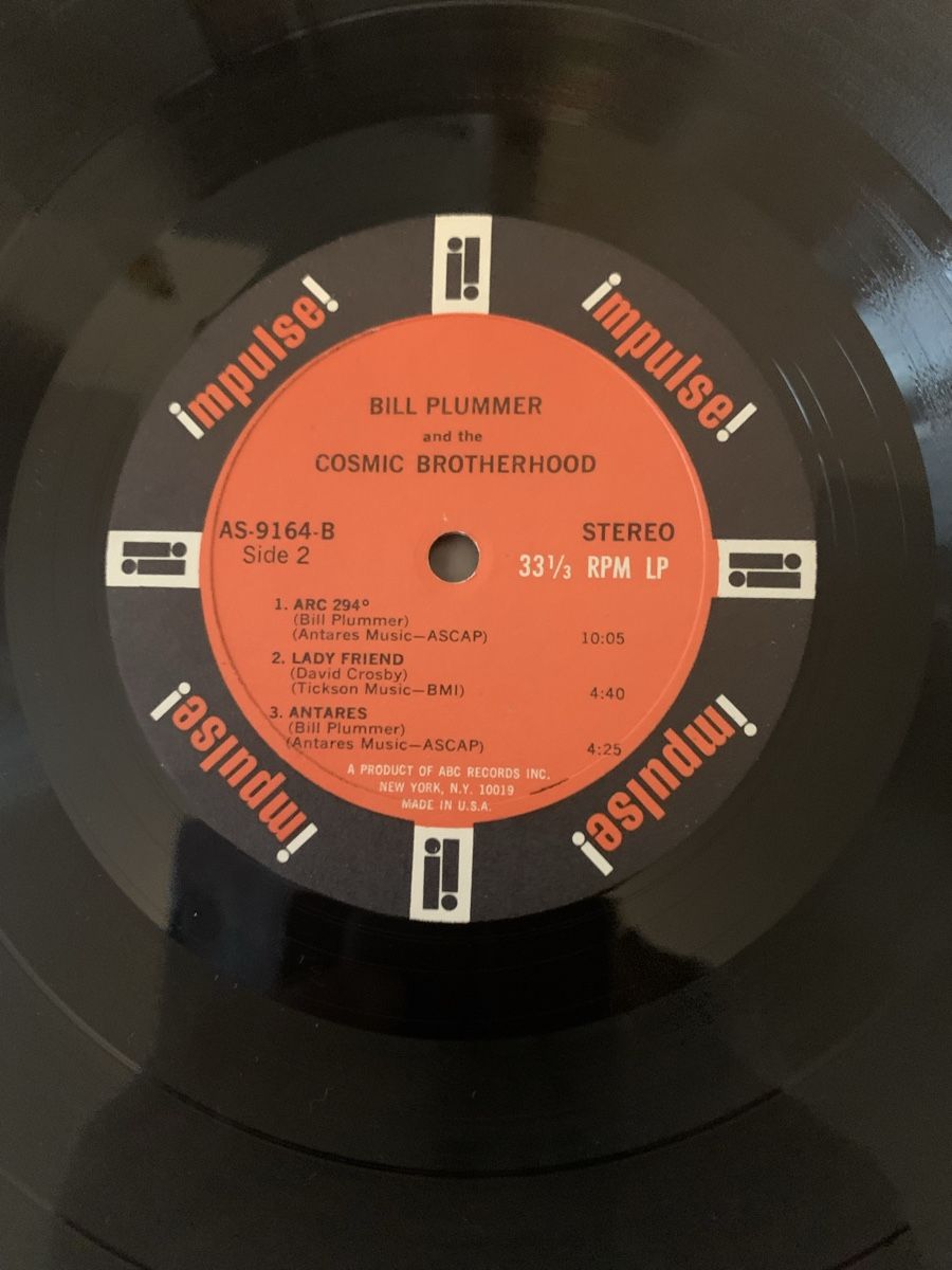 Vinyles: Bill Plummer/ Cosmic Brotherhood – D'occasion à lausanne par Ccheche 4