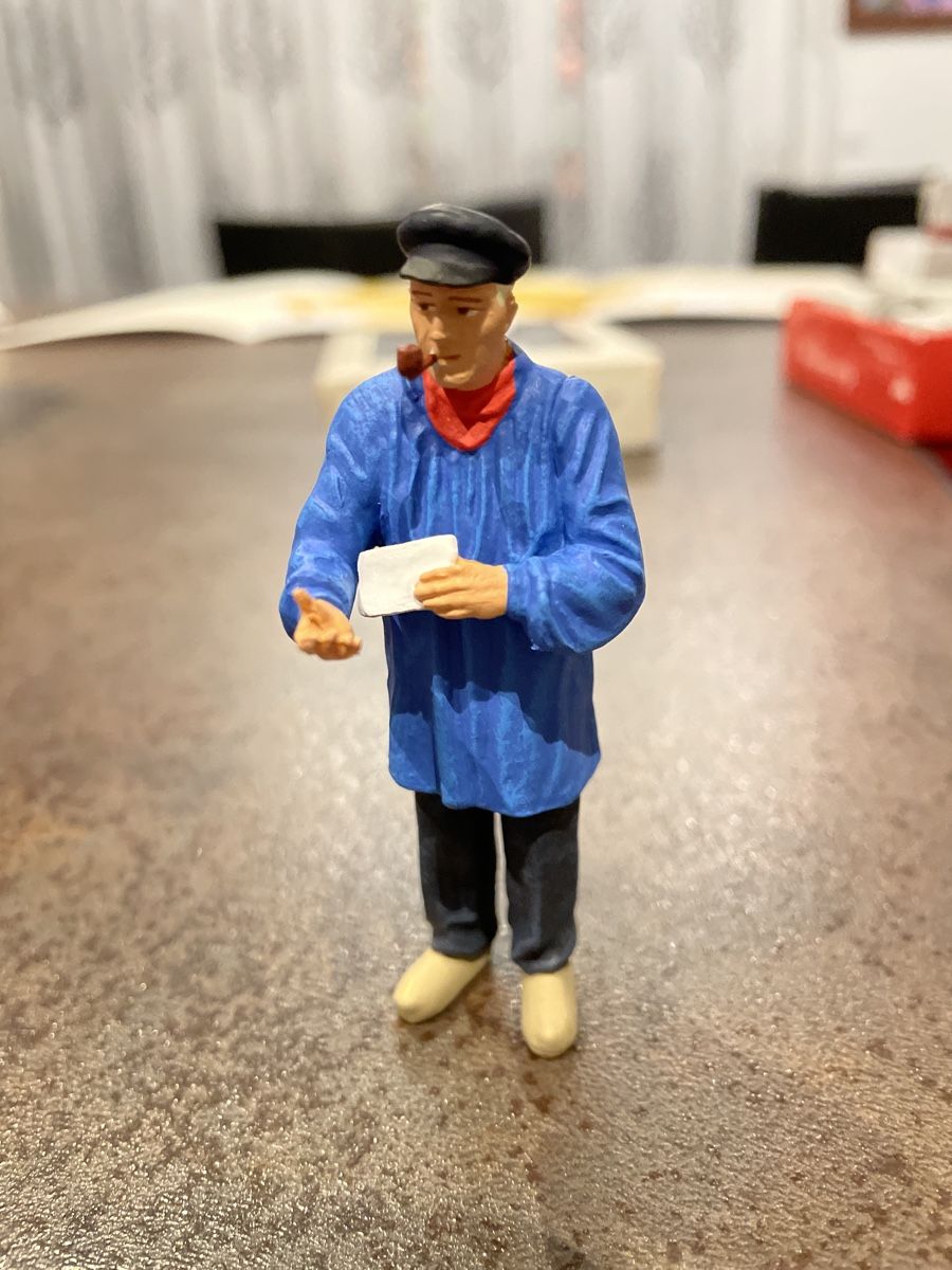 Preiser Statuette: Preiser Modell Schäfer und Lokomotivführer1:22.5 – Nuovo e nell'imballaggio originale da Biberist venduto da Bsetzistei11 2