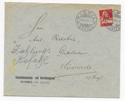 Gemeindeammann- & Betreibungsamt Hinwil 1915