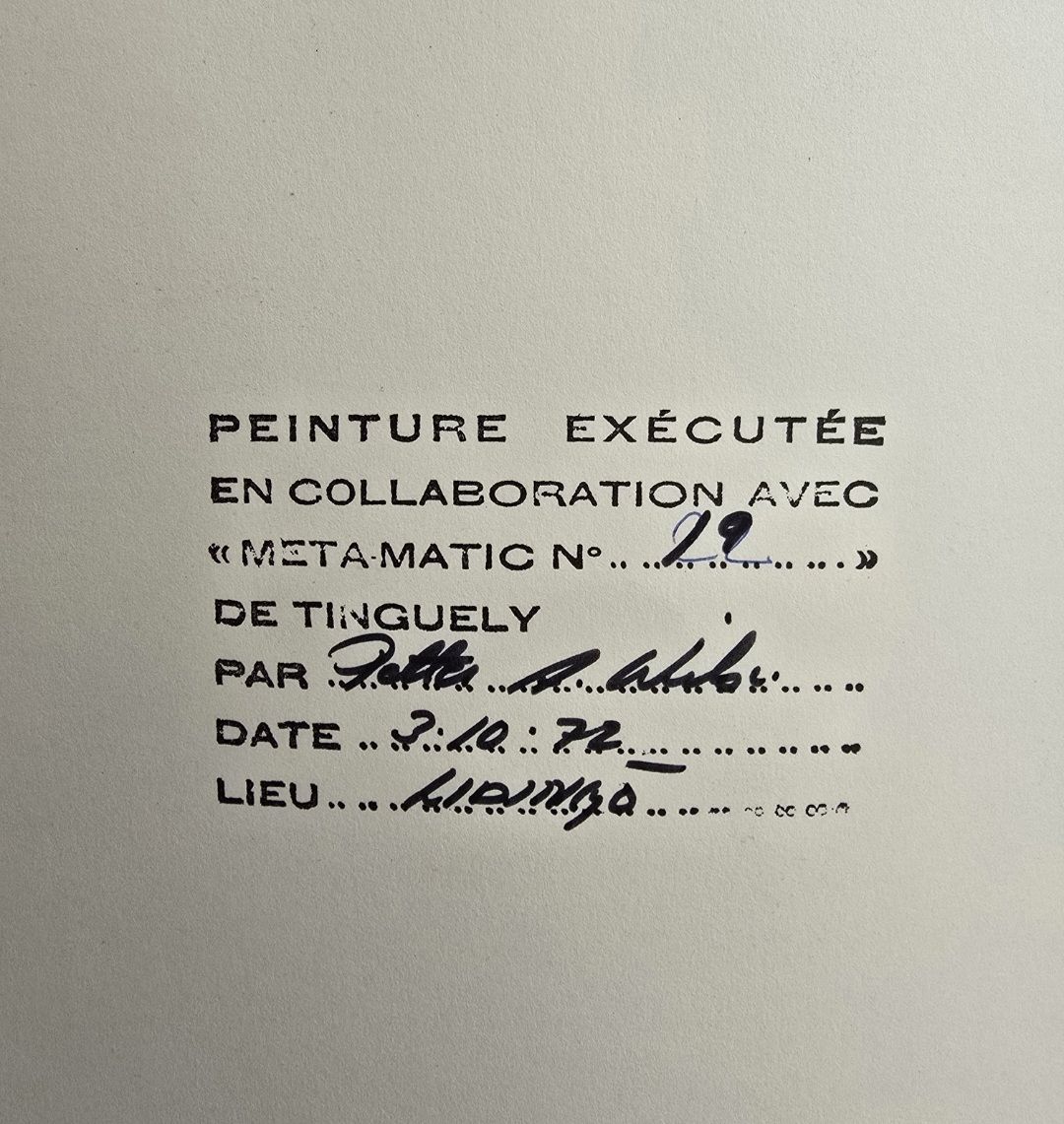 Reisekoffer: Tinguely Meta-Matic 1972 Buchkoffer – Neu (gemäss Beschreibung) aus Riehen von harald13 6