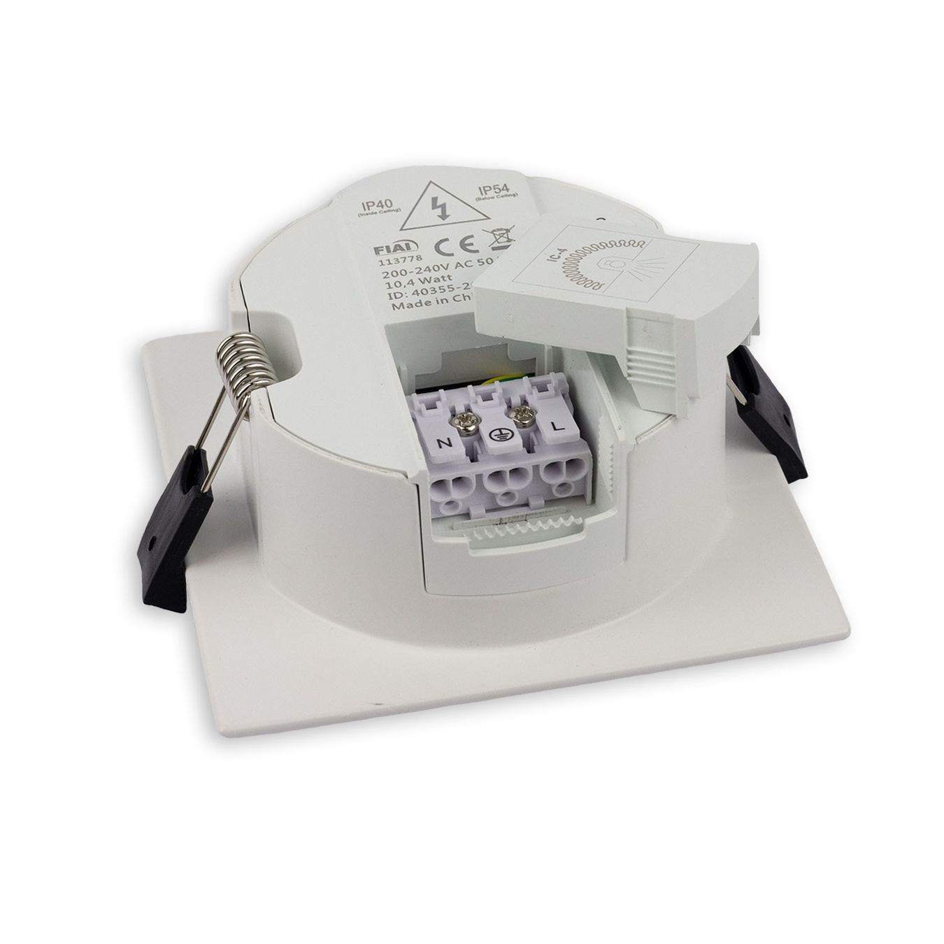 Lampade: LED Einbaustrahler, Weiss, 11 cm x 11 cm – Nuovo (secondo la descrizione) da Kreuzlingen venduto da Smart-Light 1