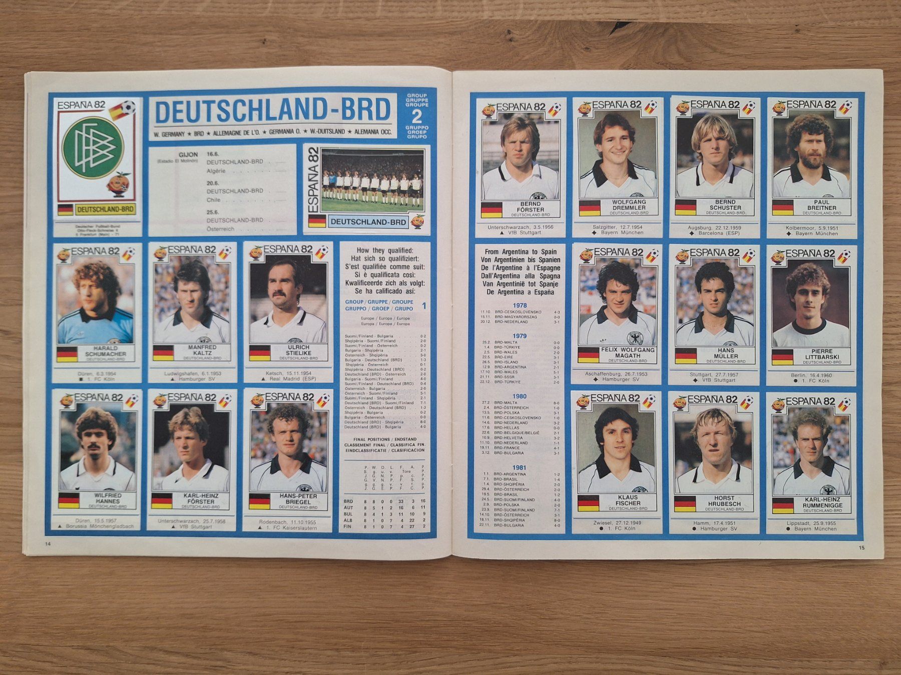 Panini Alben: PANINI WORLD CUP 1982 – Gebraucht aus St. Gallen von Matrix023 3