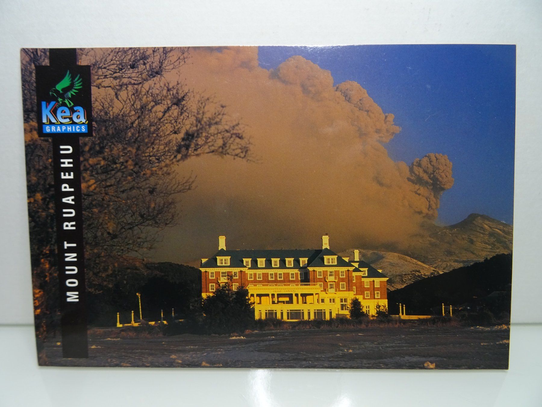 Ansichtskarten: Neuseeland Postkarte Mount Ruapehu Kea Graphics – Gebraucht aus Teufen AR von Brandan2171
