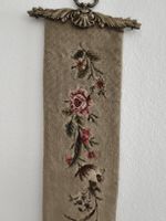Dekoratives Wandbild Blumenmuster braun gebraucht