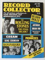 Record Collector Jan 1988 No 101 Stones Cream Monkees King 