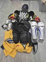 Eishockey Ausrüstung Komplett mit Tasche, M/L