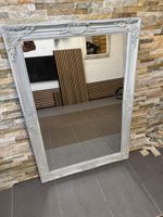 KARE Design Spiegel Barock, 104x74cm, Grau, Vintage Look