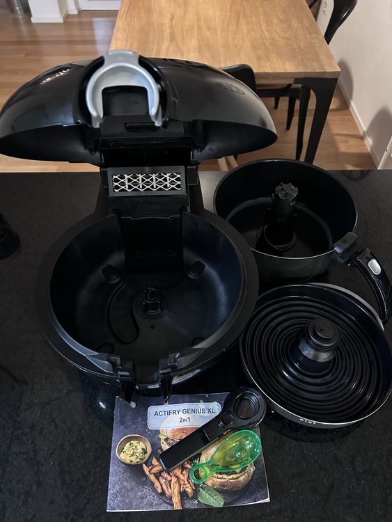 SPARES2GO Roerapparaat, omkeerbare schep & afdichting compatibel met Tefal compatibel met Actifry friteuse (komt overeen met SS-990596