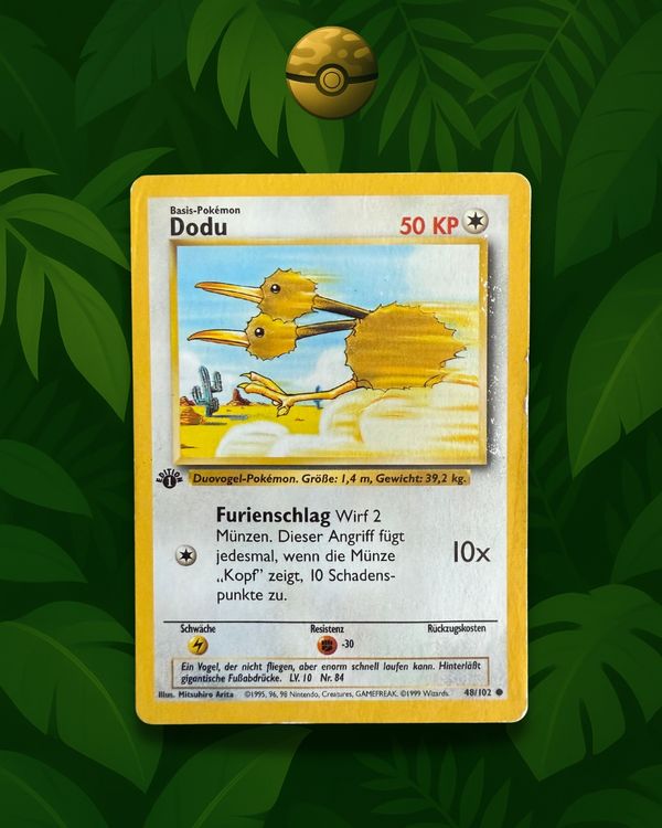 Doduo 48/102 - Base Set 1st Edition - MP - DE (D'occasion) à Chêne ...