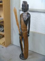 afrikanische Kunst Massaikrieger