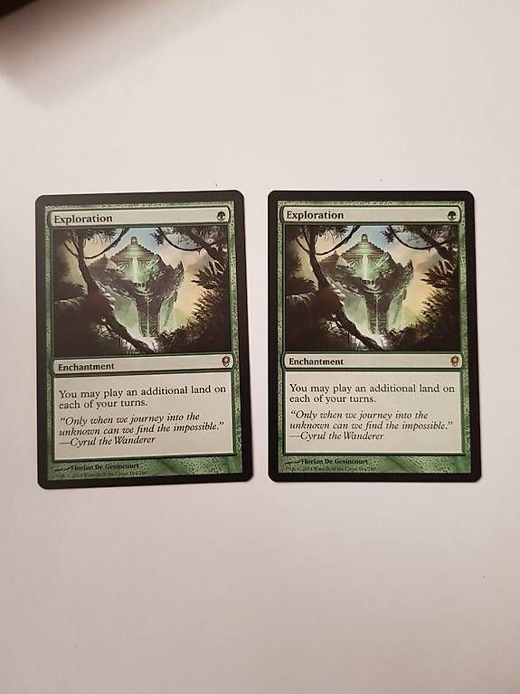 Carte collezionabili: Magic the Gatherin 2x Exploration – Usato da Sennhof venduto da Thorgal77